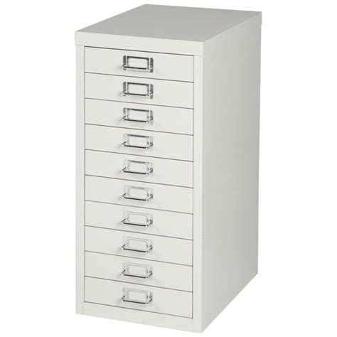 bisley steel multi-drawer cabinet a4 10|10 drawer desk organizer.